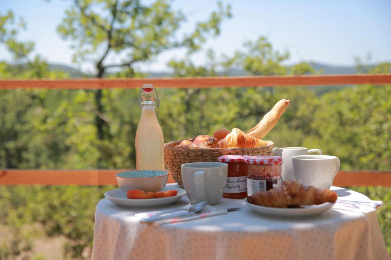 Bed and Breakfast Les Yourtes De Provence Saint-Paulet-de-Caisson Exteriér fotografie